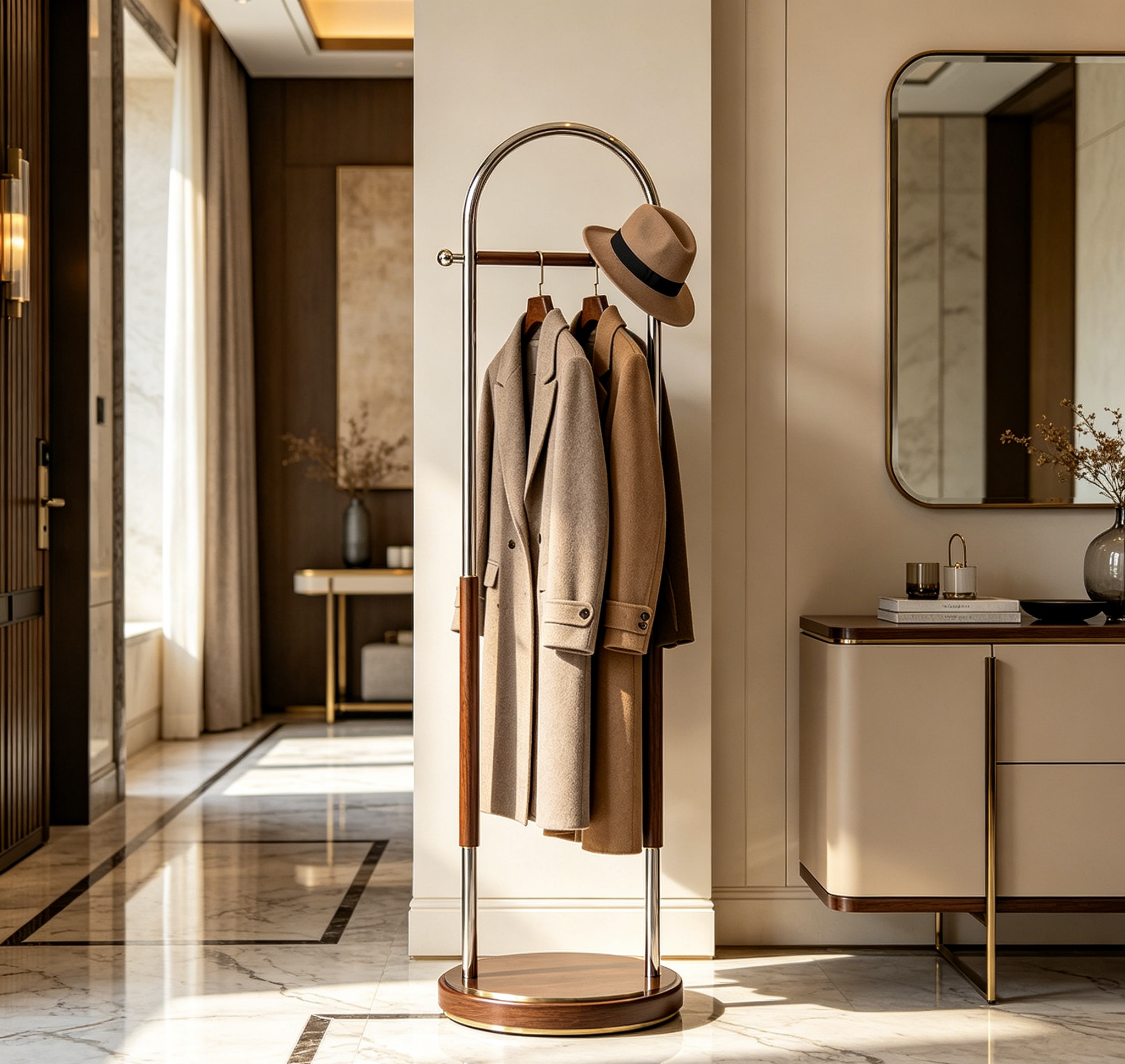Premium Freestanding Coat Rack